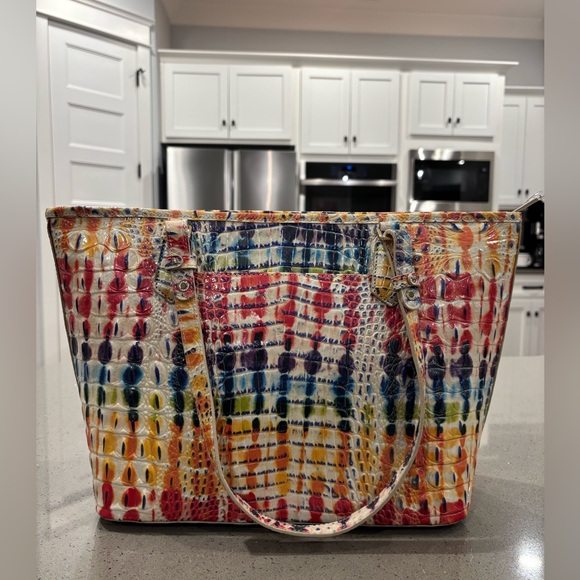 Brahmin Leather Tote – Celebrate Melbourne – New with Dust Bag – Authentic - Picture 4 of 12